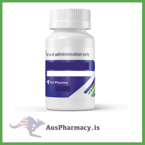 This image shows Sci-Pharma Aromasin (Exemestane) tablets designed for academic illustration of aromatase inhibitor mechanisms and hormone balance education in pharmacological and biomedical learning environments.