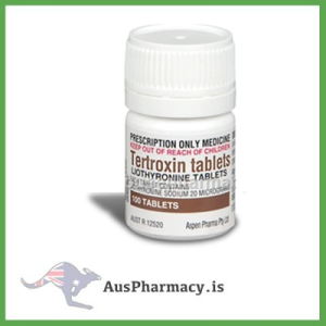Educational image showing T3 Tertroxin (Liothyronine Sodium) tablets, used in pharmaceutical and biochemical education to illustrate thyroid hormone synthesis, function, and regulation.